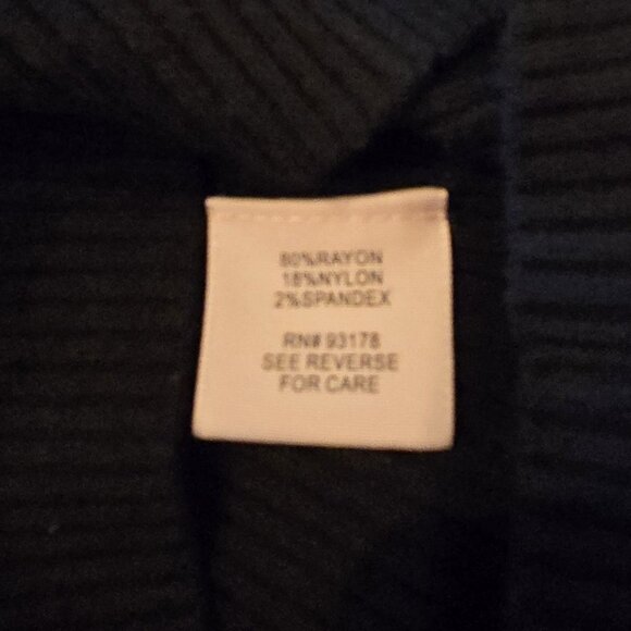 Philosophy Ribbed Black Sweater - Picture 9 of 11